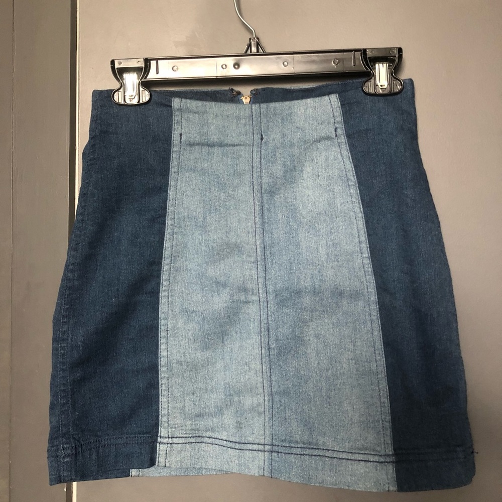 Free People Denim Mini Skirt - size 4
